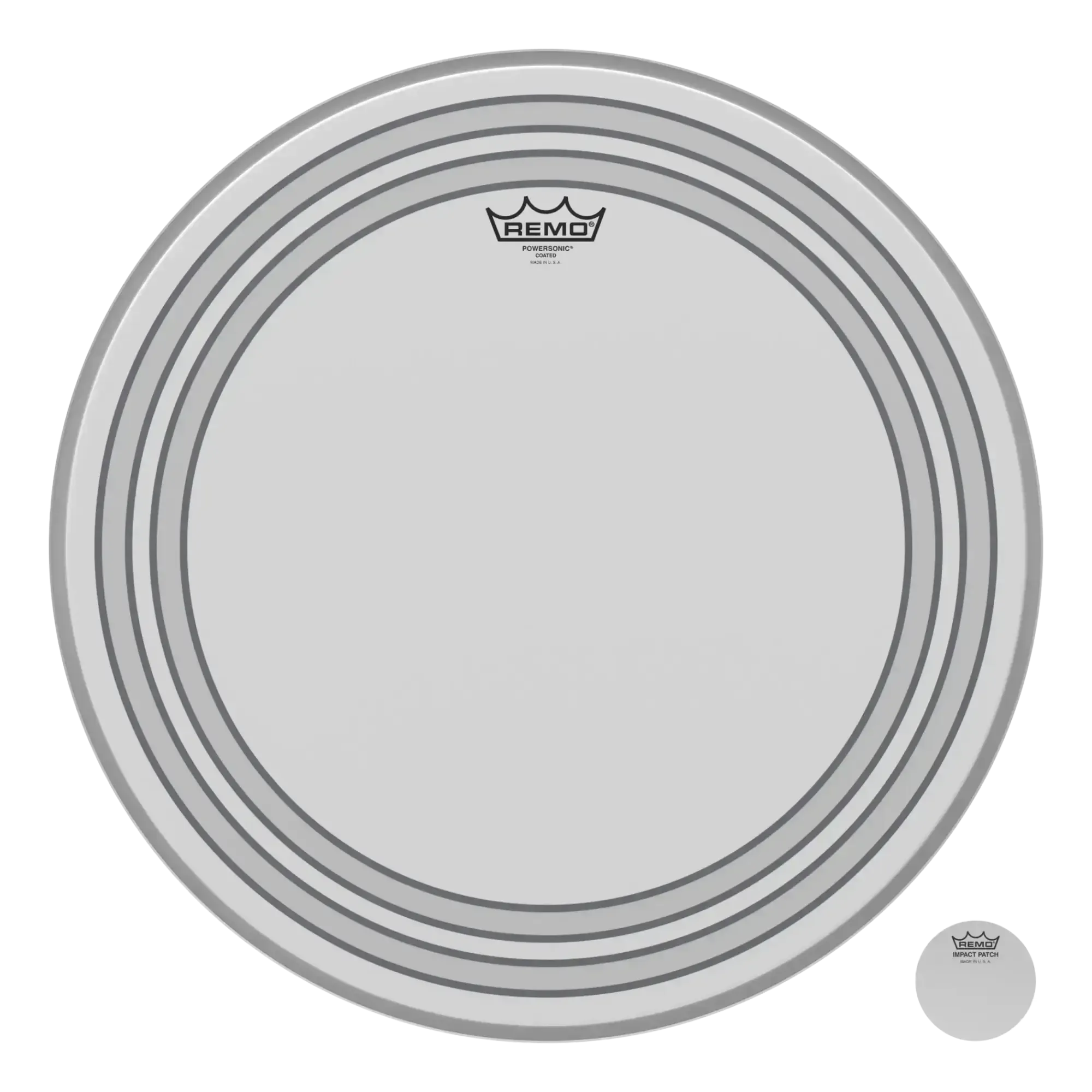 Пластик для барабана Remo 20" Powersonic Coated