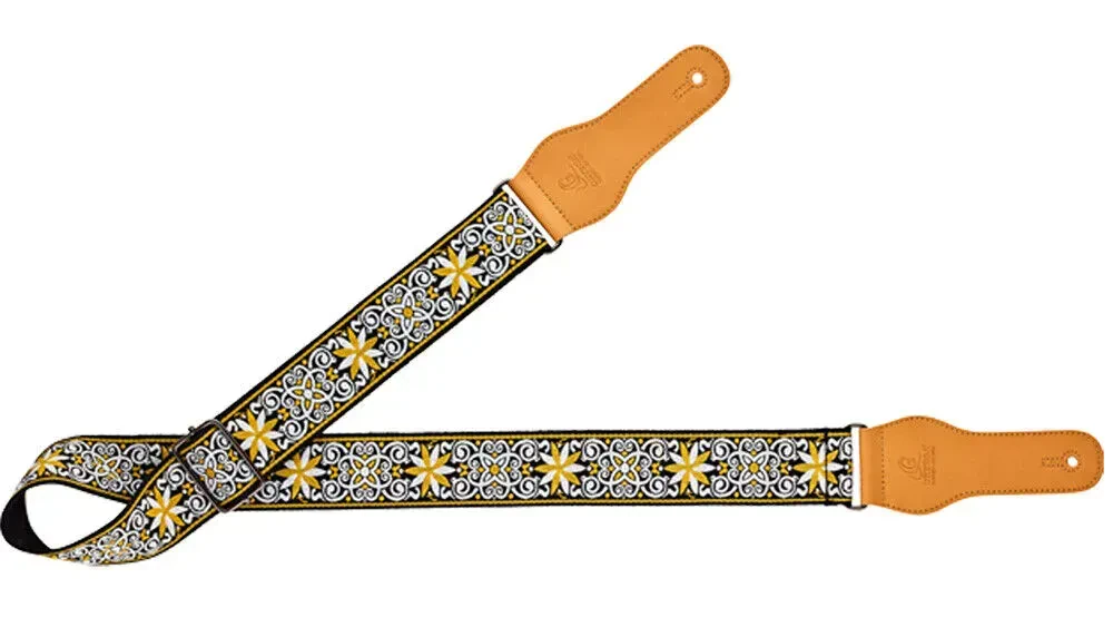 Ремень для гитары Ortega OCS-560 Creative Yellow