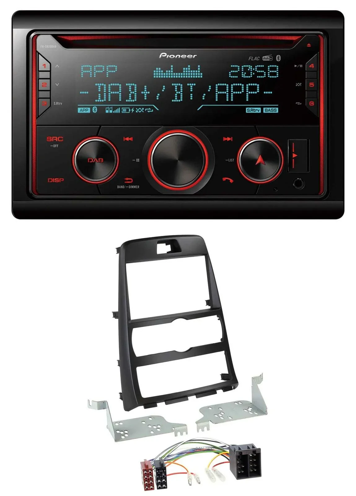 Pioneer 2DIN DAB MP3 Bluetooth USB CD Autoradio für Hyundai Genesis BK 10-12