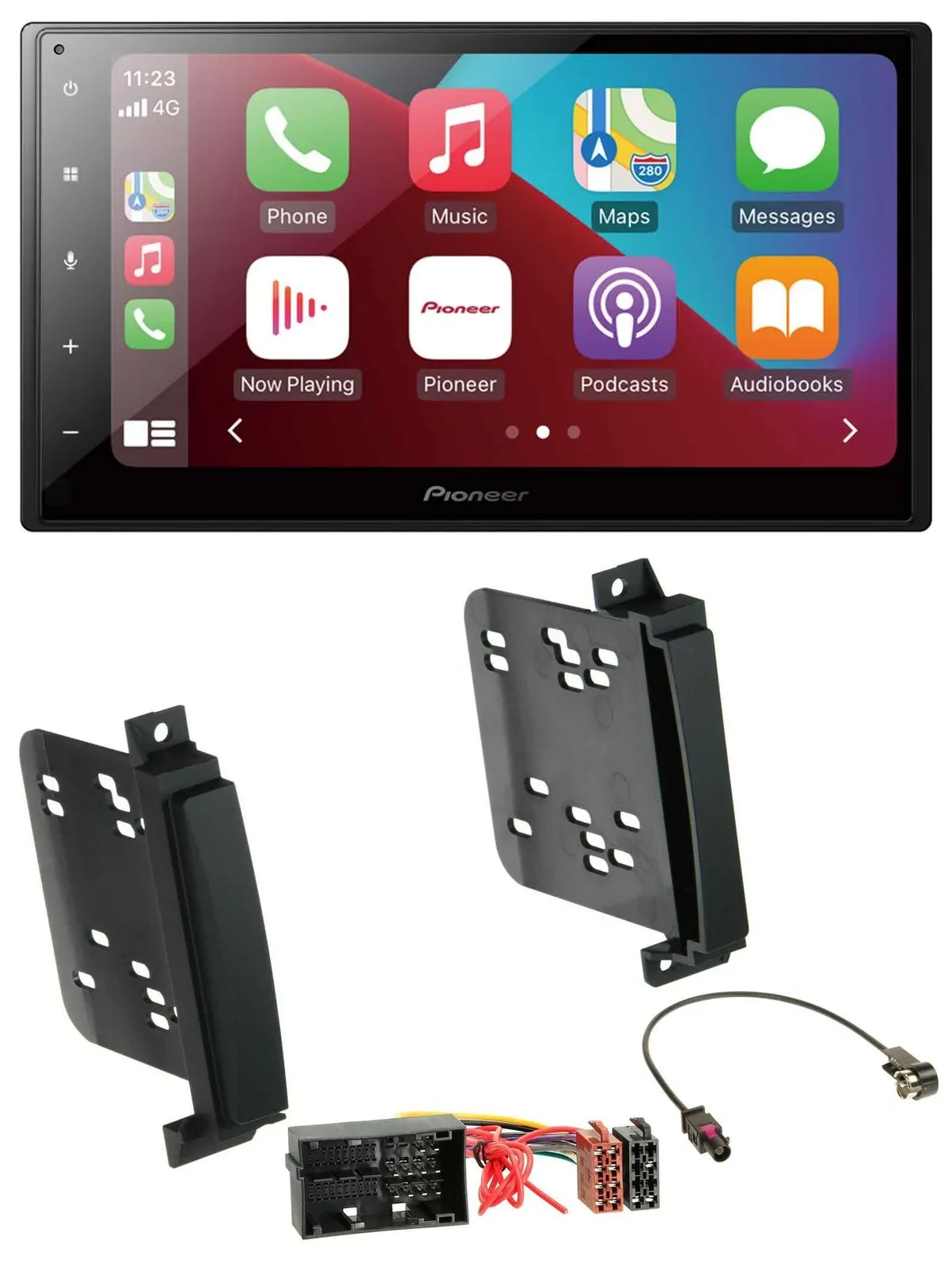 Pioneer USB MP3 DAB 2DIN Bluetooth Autoradio für Jeep Grand Cherokee Dodge Duran