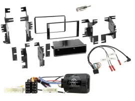 Einbauset Lenkradadapter DIN Autoradio für Nissan Tida ab 2008 Titan ab 2013 Ver