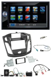 Blaupunkt SD USB TMC Bluetooth 2DIN Lenkrad Navigation für Ford Focus 2011-2014