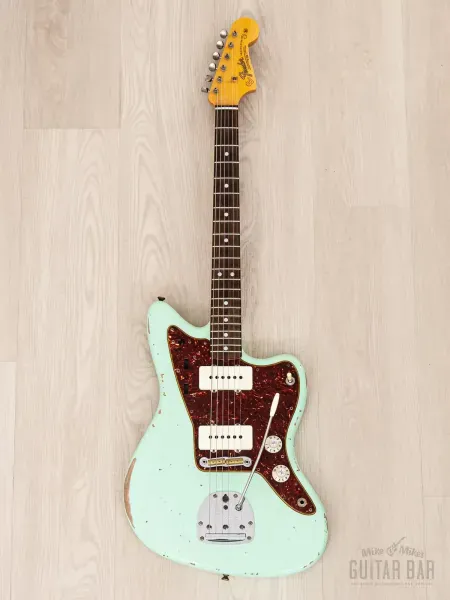 Электрогитара Fender Custom Shop 1965 Jazzmaster SS Relic Faded Surf Green w/case USA 2020