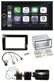 Blaupunkt USB DAB Bluetooth 2DIN TMC Lenkrad Navigation für Fiat Bravo 2007-2014