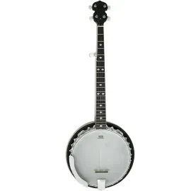 Stagg Deluxe 5 String Bluegrass Banjo W/Resonator & 30 Bracket Hooks #BJM30DL