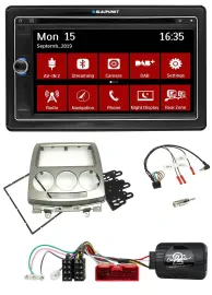 Blaupunkt Lenkrad DAB TMC 2DIN USB Bluetooth Navigation für Mazda 5 CR 2005-2010