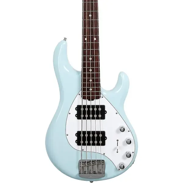 Бас-гитара Ernie Ball Music Man StingRay5 Special HH 5-String Electric Bass Sea Breeze