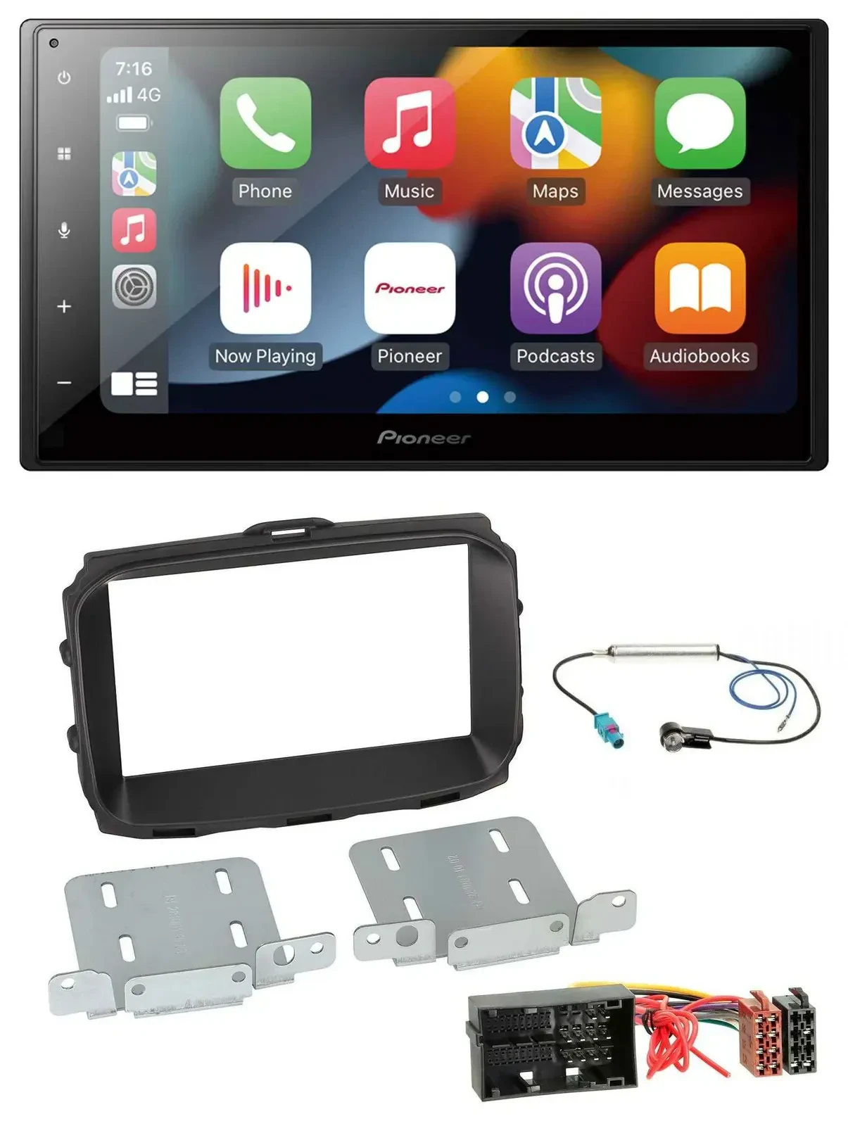 Автомагнитола для Alfa Romeo Giulietta 940 Facelift Pioneer 2DIN DAB, Bluetooth, USB, MP3