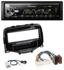 Pioneer Bluetooth USB DAB MP3 Autoradio für Toyota Aygo (2014-2021)