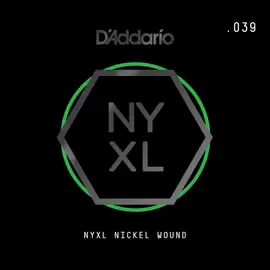 Струна одиночная D'Addario NYNW039 NYXL Nickel Wound Single 039