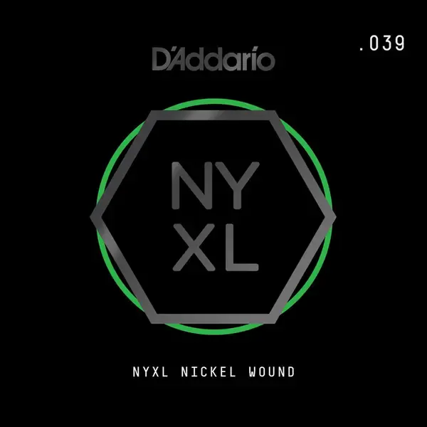 Струна одиночная D'Addario NYNW039 NYXL Nickel Wound Single 039