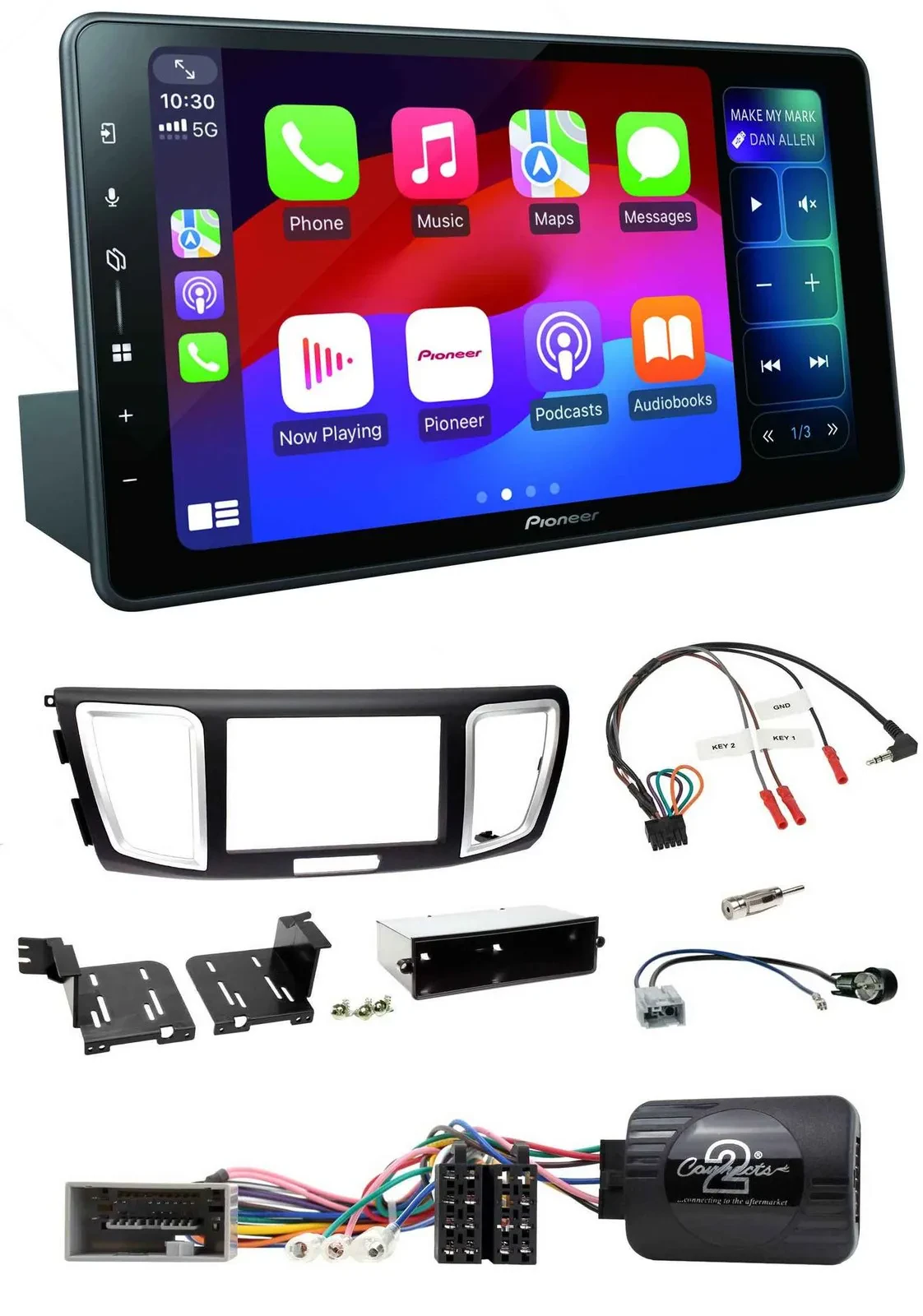 Автомагнитола Pioneer Bluetooth DAB USB для Honda Accord 2013–2015