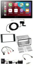 Pioneer USB Bluetooth DAB Lenkrad 2DIN Autoradio für Ford Kuga 2008-12 schwarz