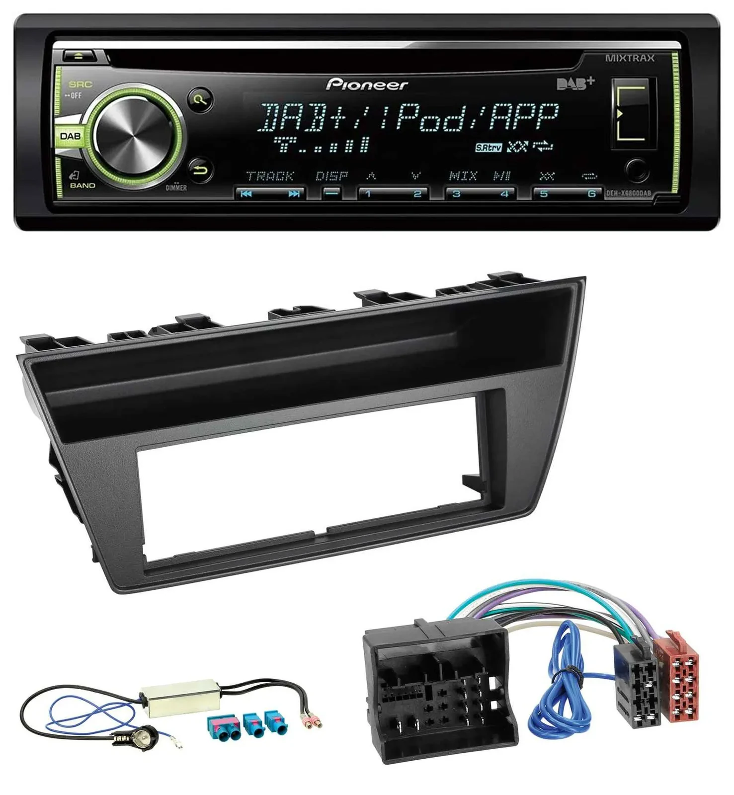 Автомагнитола для Skoda Fabia III (2014–2020) Pioneer DAB, CD, USB, AUX, MP3