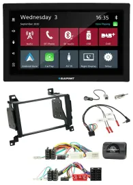 Blaupunkt 2DIN Lenkrad USB Bluetooth DAB Autoradio für Hyundai Santa Fe 2010-201