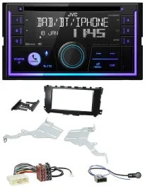 JVC MP3 USB 2DIN DAB Bluetooth CD Autoradio für Nissan Altima 2013-2018