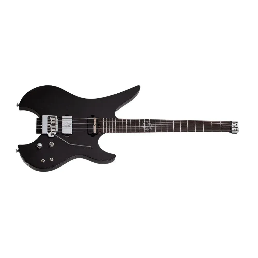 Schecter Synyster Gates Custom 6 TR Signature Headless Satin Black Guitar