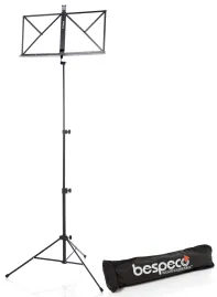 BESPECO BP1EXN Пюпитр металлический складной, черный цвет