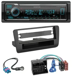 Kenwood Bluetooth MP3 DAB USB Autoradio für Audi A1 (ab 2012)