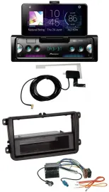 Pioneer DAB Bluetooth MP3 USB Autoradio für Seat Alhambra ab 10 Leon 09-12 Toled