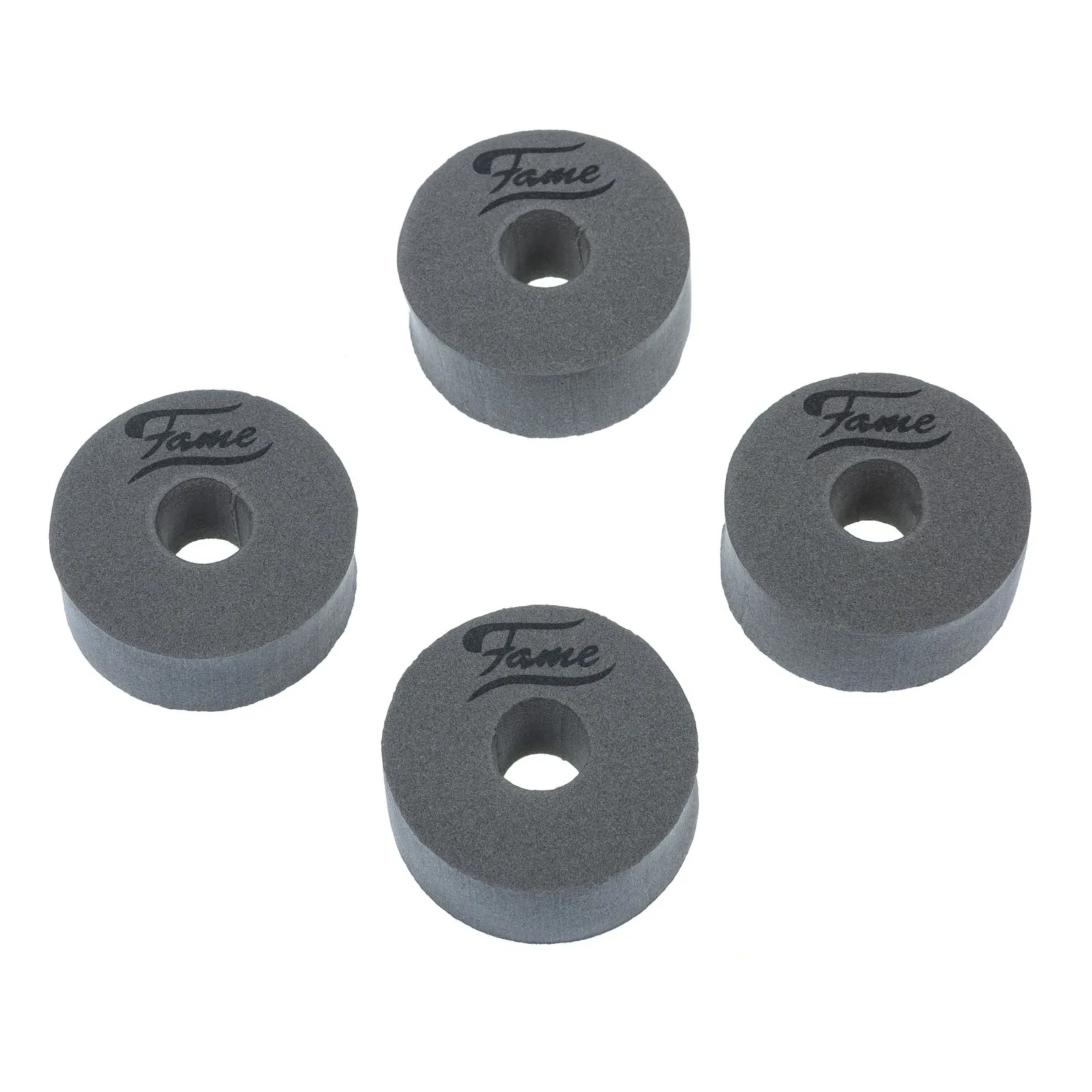 Cymbal Washers 40x16, Beckenfilze Grey, 4er Set, Memory-Schaum, Sound