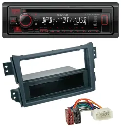 Kenwood MP3 CD USB Bluetooth DAB Autoradio für Opel Agila B 2008-2014 Suzuki Spl