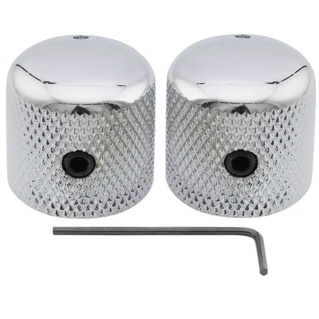 Ручка потенциометра Musiclily MX2806CR-2 хром (набор, 2 шт.)