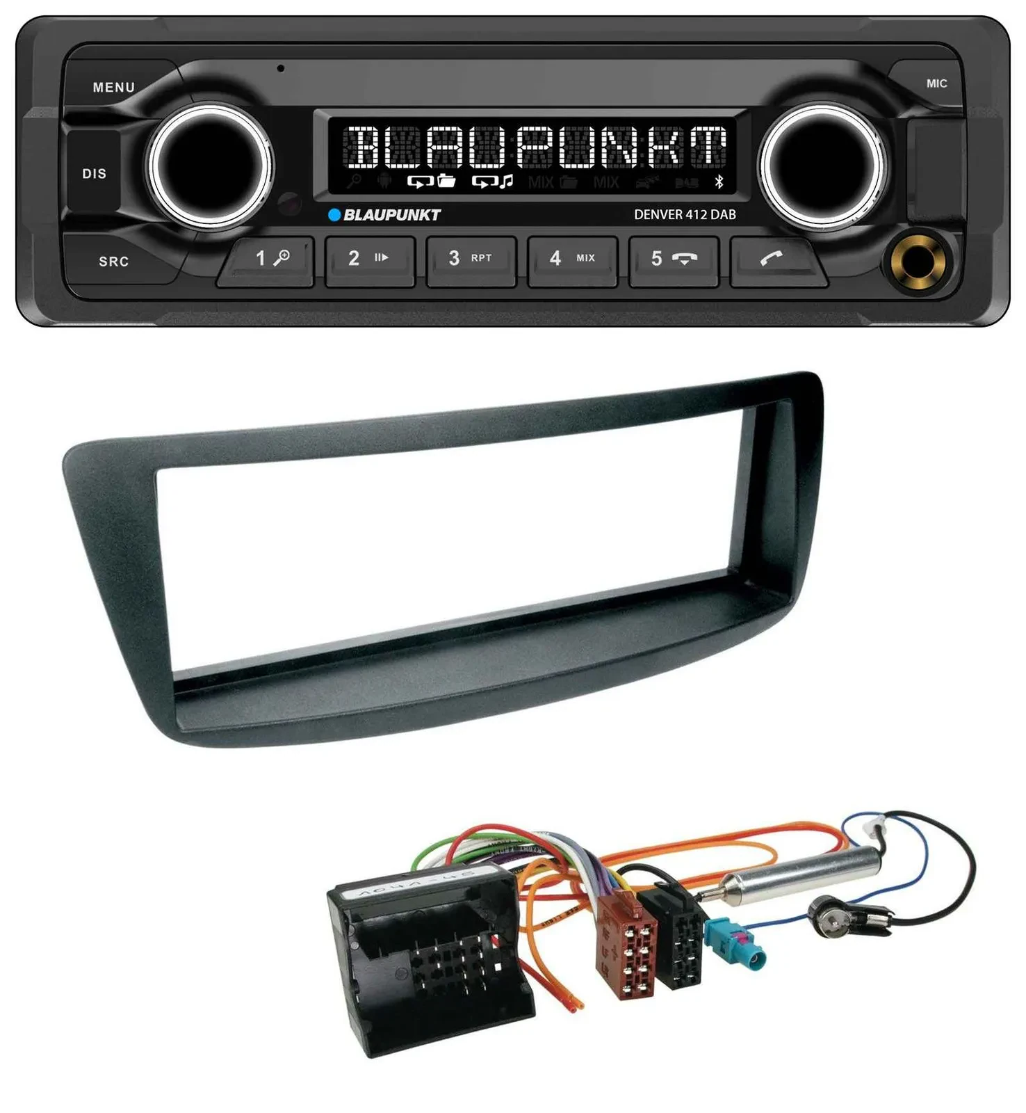 Автомагнитола Blaupunkt Bluetooth DAB MP3 USB для Citroen C1 / Peugeot 107 / Toyota Aygo