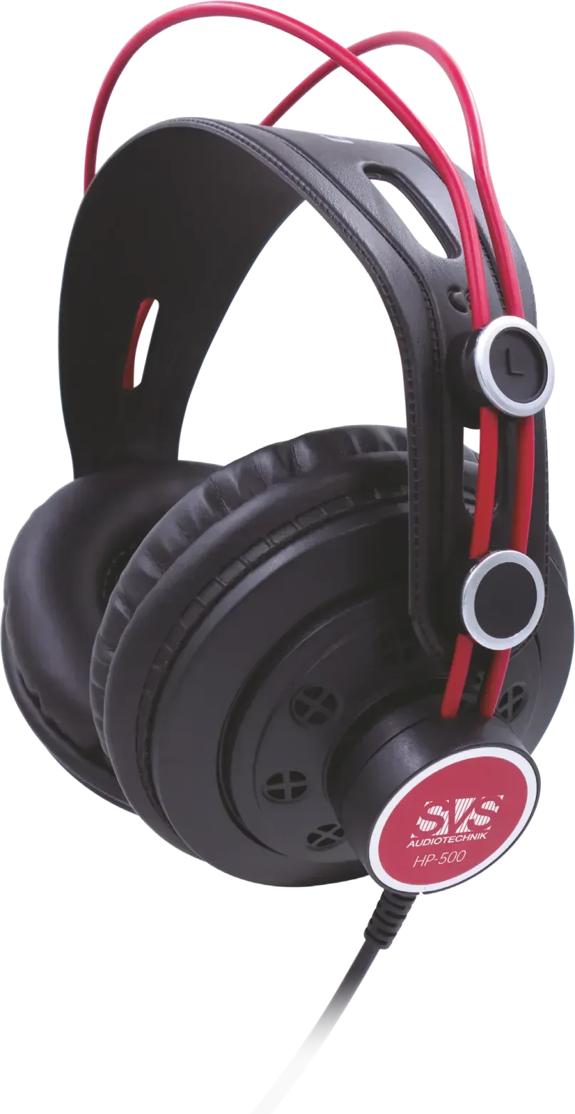 Наушники проводные SVS Audiotechnik HP-500 Black Red