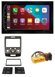 ESX 2DIN DAB USB MP3 Bluetooth Autoradio für Ford Ranger Mazda BT50 ab 06