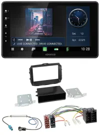 Kenwood MP3 Bluetooth USB DAB Autoradio für Alfa Romeo Giulietta 2013-2021 ISO