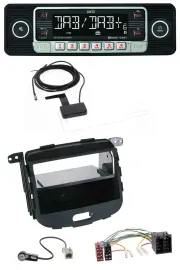 Dietz DAB Bluetooth USB MP3 Autoradio für Hyundai i10 2008-2013 Rubber Touch