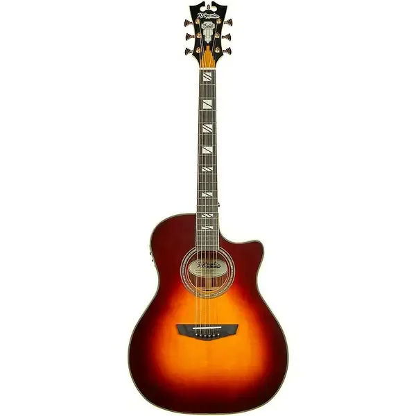 Электроакустическая гитара D'Angelico Excel Gramercy Grand Auditorium Vintage Sunburst