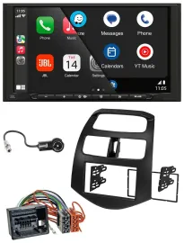 JBL MP3 DAB Bluetooth USB 2DIN Autoradio für Chevrolet Spark ab 2013
