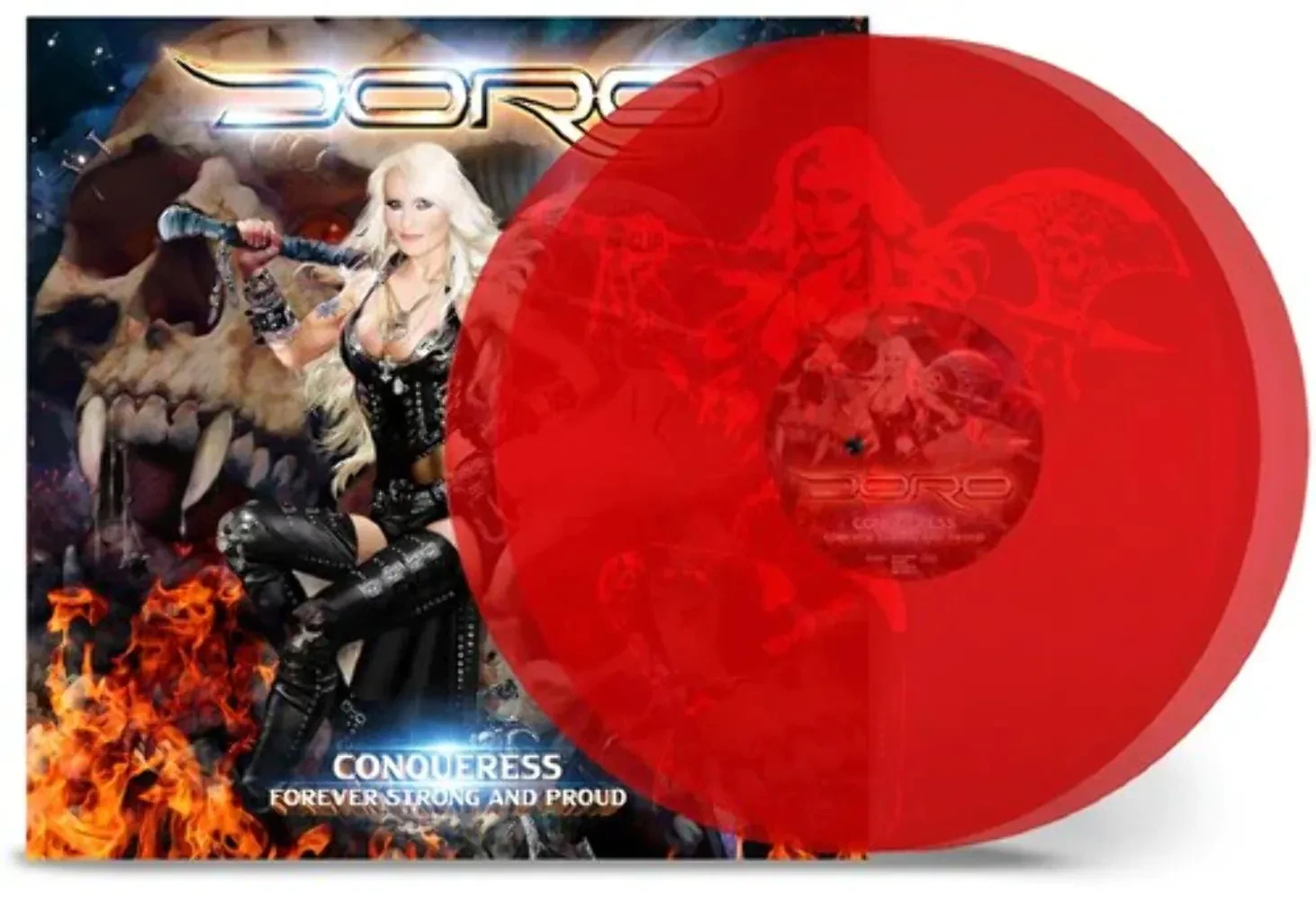 Виниловая пластинка Doro - Conqueress: Forever Strong & Proud [Red Vinyl] NEW Sealed Vinyl