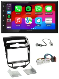 Kenwood MP3 USB DAB 2DIN Bluetooth Autoradio für Hyundai ix20 ab 10 autom. Klima