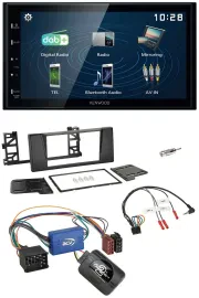 Kenwood 2DIN Bluetooth Lenkrad USB DAB Autoradio für BMW 5er E39 96-04 Aktivsyst