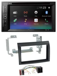 Автомагнитола Pioneer 2DIN, Bluetooth, DAB, DVD, USB, MP3 для Fiat Ducato 2006–2011 и Citroen J