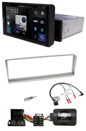 Pioneer DAB Lenkrad Bluetooth USB Autoradio für Alfa Romeo 156 2002-2003 silber