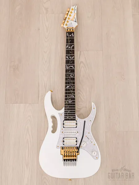 Электрогитара Ibanez JEM7V  J Craft Steve Vai Signature HSH White w/case Japan 2010