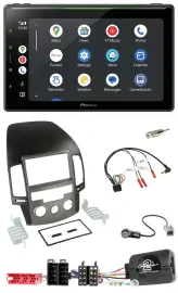 Pioneer 2DIN Lenkrad USB Bluetooth DAB Autoradio für Hyundai i30 ab 2009