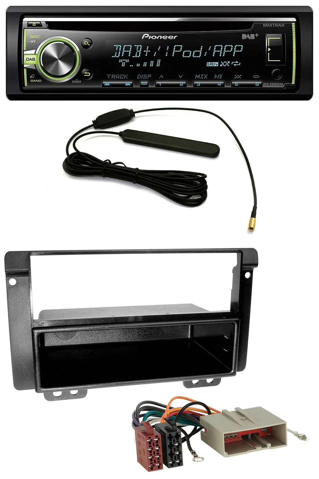 Pioneer MP3 USB CD DAB AUX Autoradio für Landrover Freelander 2004-2007