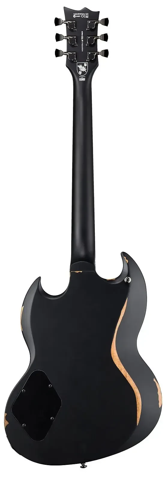 Электрогитара LTD Volsung Lars Frederiksen Signature Distressed Black Sat