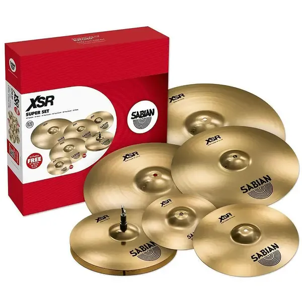 Набор тарелок для барабанов Sabian XSR5007SB XSR Super Set