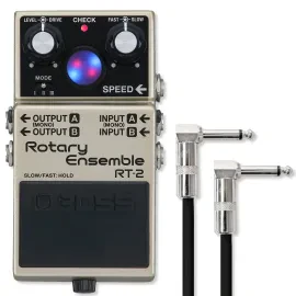 Педаль эффектов для электрогитары BOSS RT-2 Rotary Ensemble с патч-кабелем