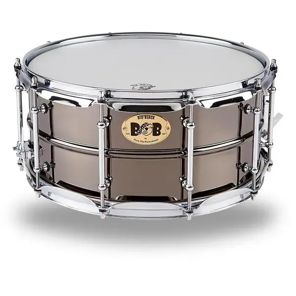 Малый барабан Pork Pie Big Black Brass 14x6.5 Black