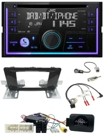 JVC Lenkrad USB 2DIN DAB Bluetooth CD Autoradio für Hyundai H 350 ab 2016