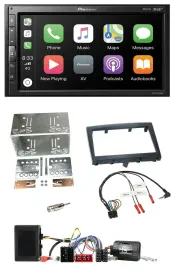 Pioneer USB Lenkrad DAB 2DIN Bluetooth Autoradio für Porsche Boxster 911 Cayman