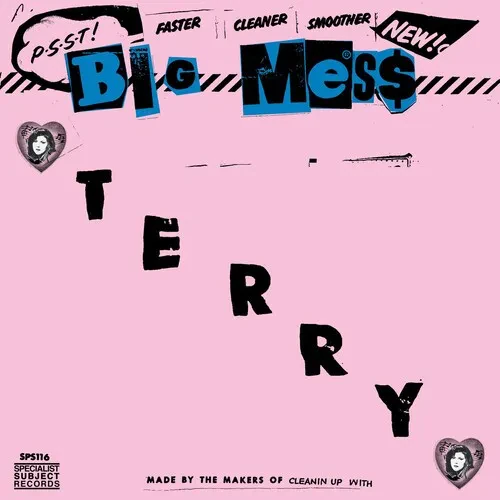 Виниловая пластинка Big Mess - Terry [New 7" Vinyl] Colored Vinyl, UK - Import