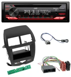 JVC CD DAB USB Bluetooth MP3 Autoradio für Mitsubishi ASX (2010-2014)